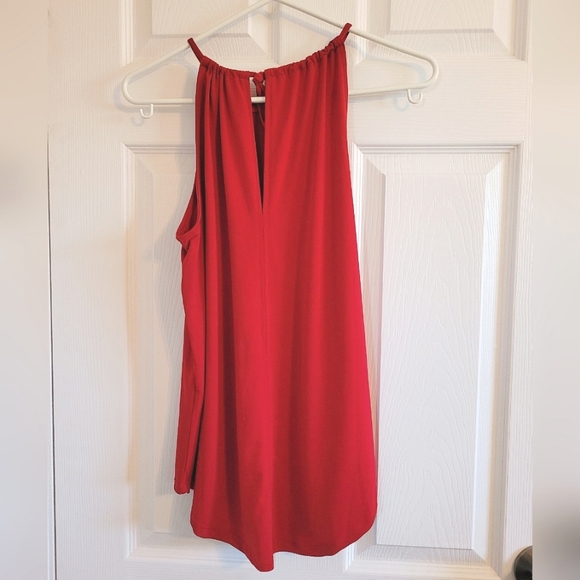 Le Chateau Red Blouse Size M - Picture 2 of 4